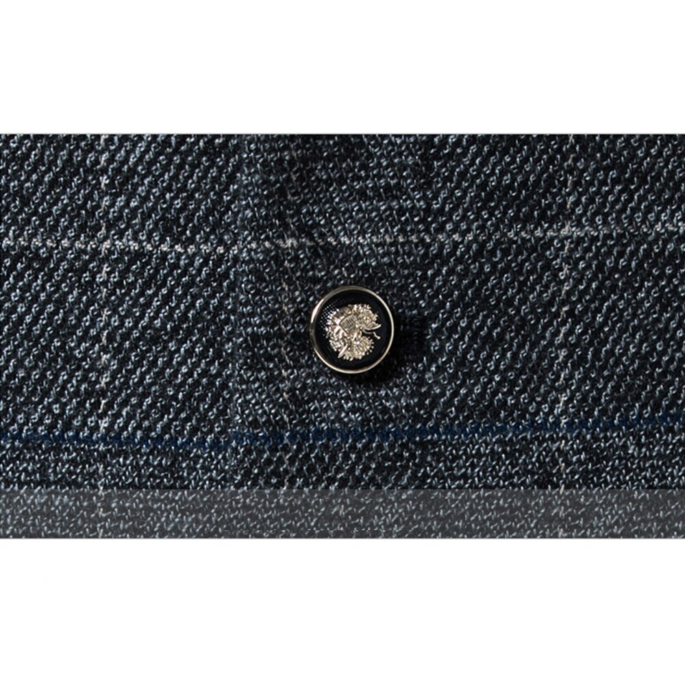 Heren casual mouwloos jasje heren formele vesten kostuum vest slanke wollen geruite vest britse herfst pak vest 5xl 6xl