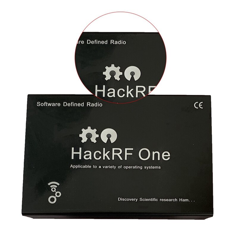 Aluminium behuizing zwarte cover behuizing shell usb algemeen gebruik voor hackrf one sdr