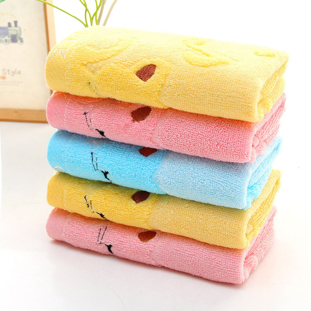 Home Textile Non-twisted Bamboo Fiber Music Cat Baby Wash Towels Spa Facial Bath Towel