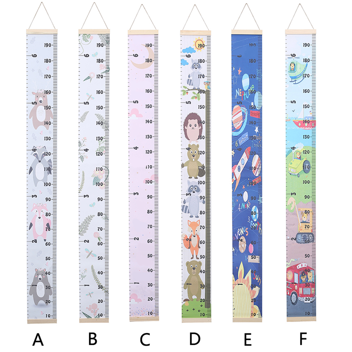 Wall Hanging Baby boy room Height Chart Height Measure Ruler Child Kids Growth Chart Home Decoration for Girls Boys