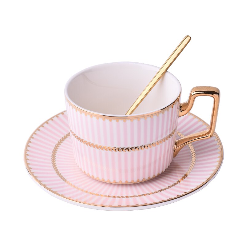 Tea Cup Saucers Bone China Teacups Coffee Cups Coffee Cup Saucers Set Mug Coaster Dish Set Office Tea Set Home Coffee Set