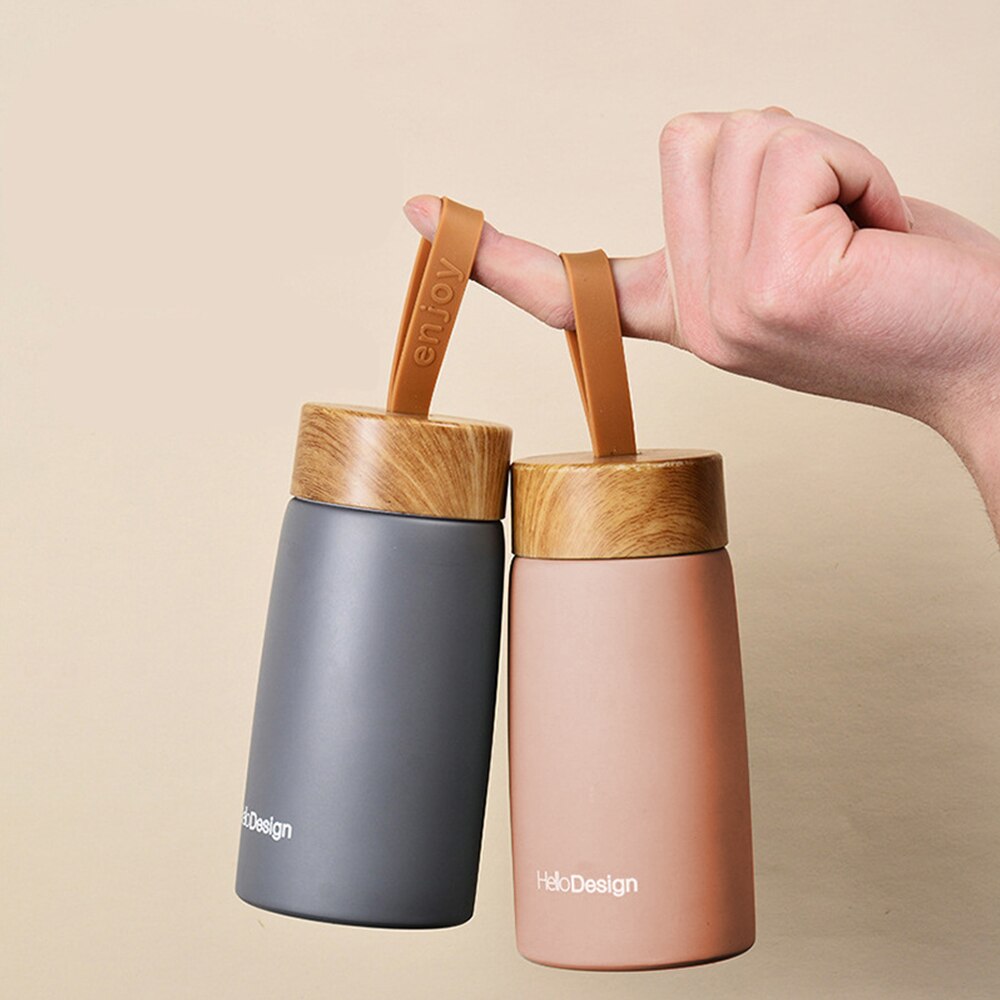 Kaffemugg 304 tumlare i rostfritt stål vattentermos vakuumkolv mini vattenflaska bärbar resemugg termokopp