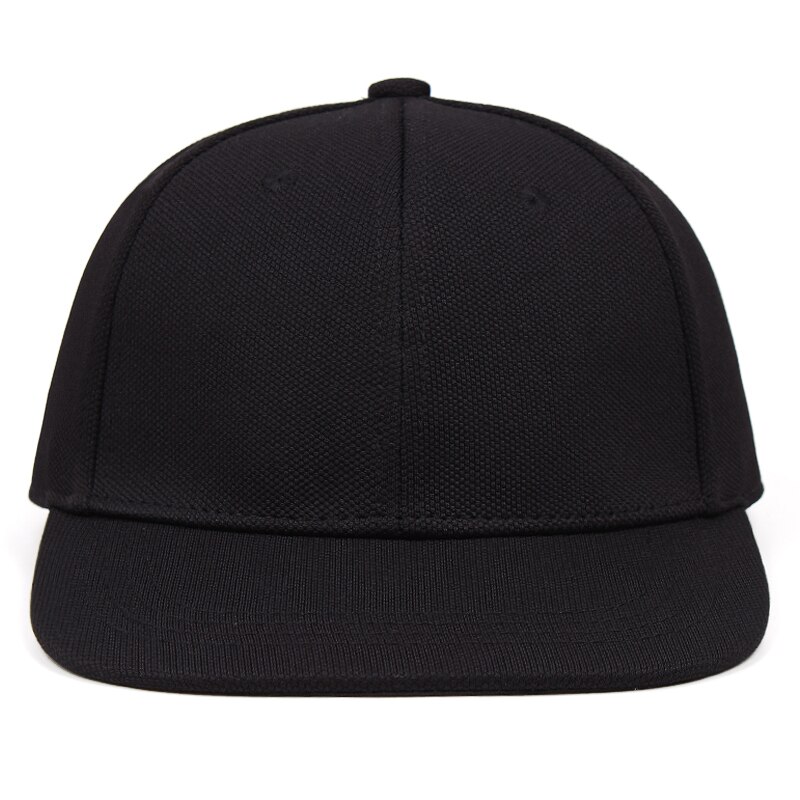 Mode Platte Rand Hoed Hip Hop Cap Volledig Afgesloten Baseball Cap Grote Hoofdomtrek Snapback