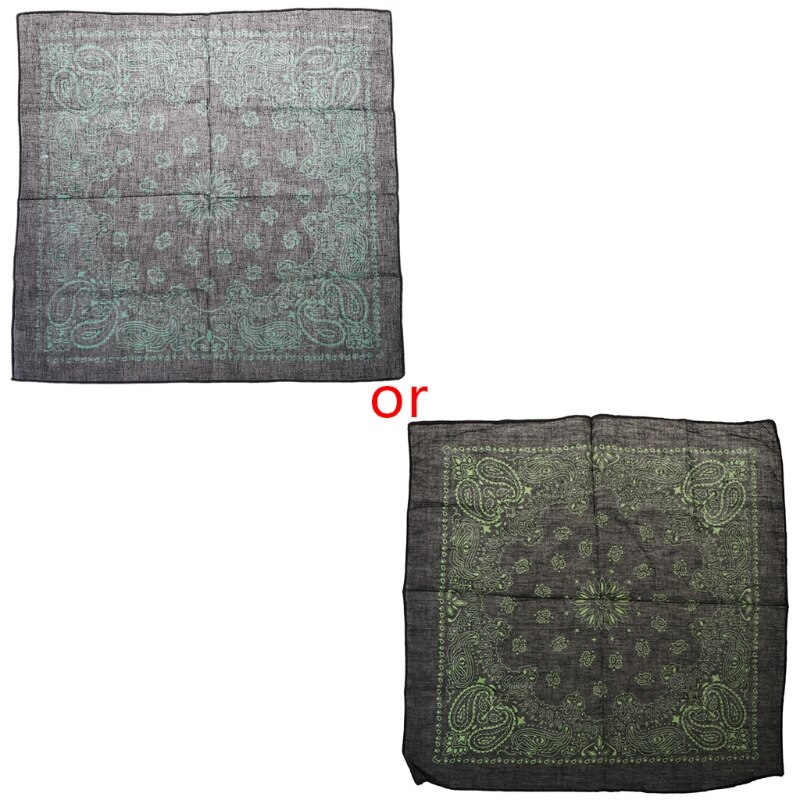 Etniczne kolorowe słonecznik podwójne z tkaniny tureckiej w kwiaty dla obu płci bawełna kwadratowy szalik motocykl z pałąkiem na głowę Bandana biodro-chmiel opaska krawat: 3