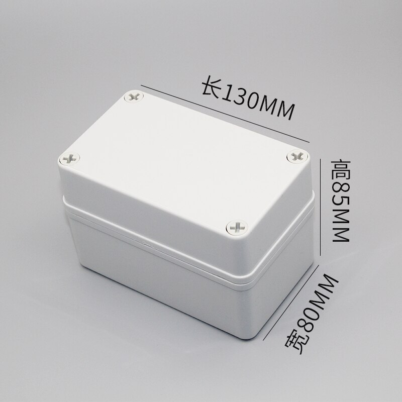 Elektrische Abs Waterdichte Plastic Behuizing IP67 130X80X70 Mm Grote Junction Box Pc Transparant Cover Case 130x80x85mm