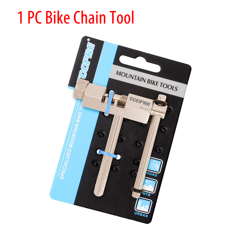 TOOPRE MTB Road Bike Chain Removal Tool Bicycle Chain Splitter Cutter Rivet Extractor Spare Pin and Chain Hook: Bike Chain Tool