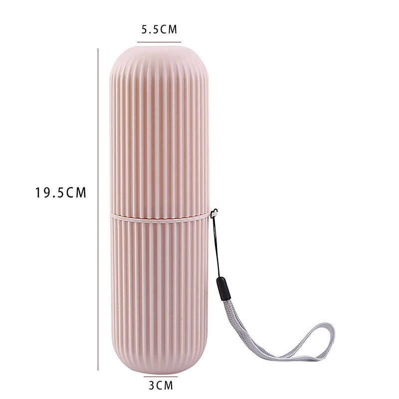 Travel Portable Toothbrush Box Plastic Dust Proof Toothbrush Holder Case Cup Toothpaste Organizer Toothbrushes Protector Holder