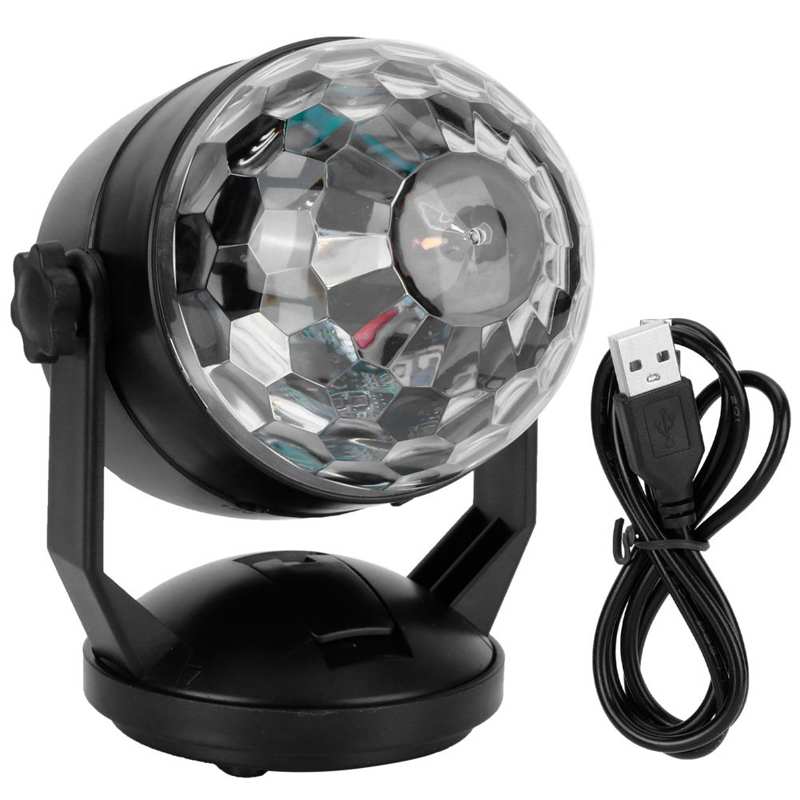 Tragbare LED-bühnenleuchte mit usb-ladefunktion und sprachsteuerung für heimbar, ktv und partybeleuchtung