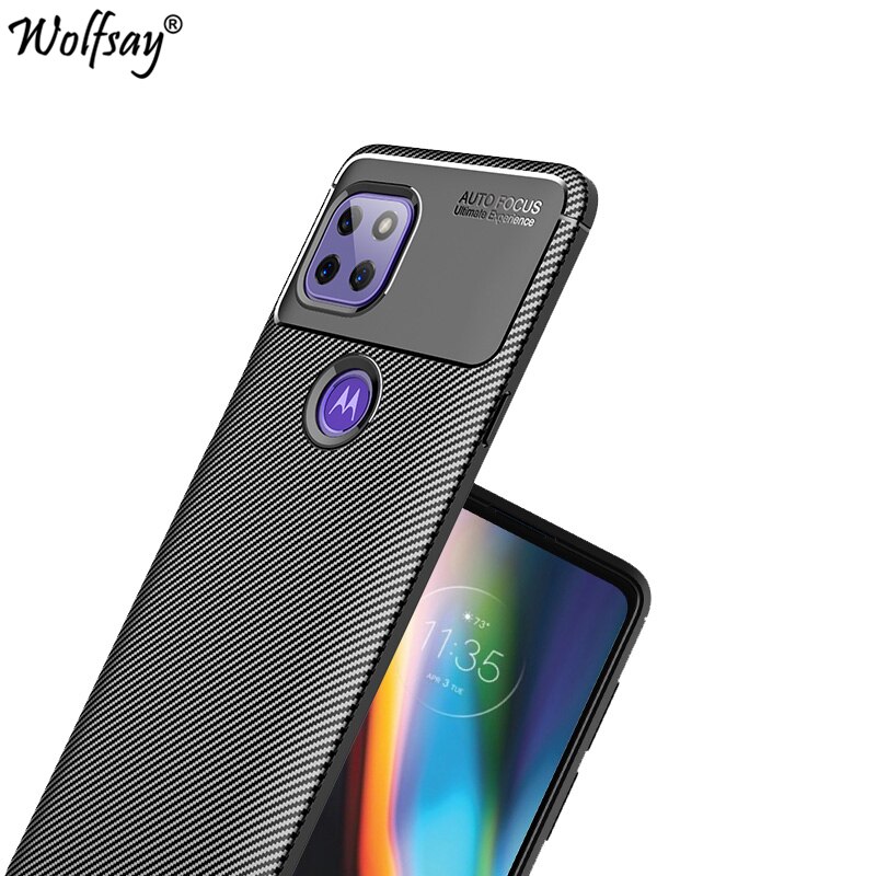 Voor Motorola Een 5G Ace Case Siliconen Carbon Fiber Shockproof Case Voor Motorola Een 5G Ace Cover Case voor Moto Een 5G Ace 6.7