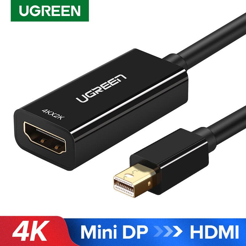 Ugreen Mini Displayport Naar Hdmi Adapter Mini Dp Kabel Thunderbolt 2 Hdmi Converter Macbook 13 Oppervlak Pro 4 thunderbolt