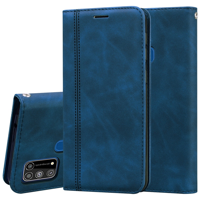 Wallet Flip Leather Cover Voor Samsung Galaxy M31 Case Mobiele Telefoon Case Voor Samsung M31 M315F M315 SM-M315F/Ds case Cover 6.4"