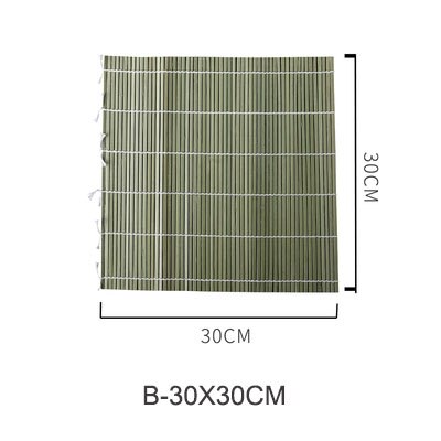 Sushi rullende rulle bambus diy sushi mat onigiri ris rulle hånd maker sushi værktøjer køkken japansk mad beto tilbehør: B -30 x 30cm