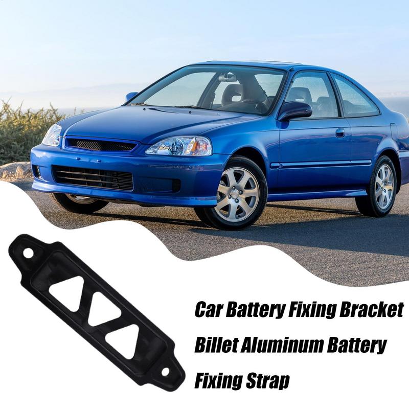 Bilbatterihållare bilbatterifäste triangulär klämma aluminiumlegering bricka för bilsläpvagn husbil lastbil
