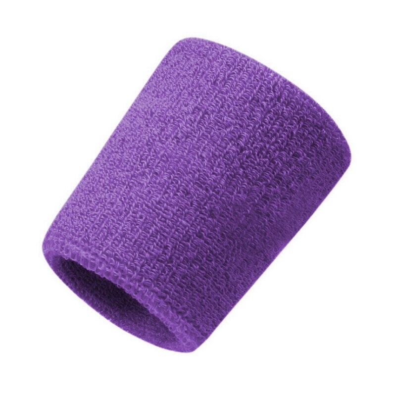1 st svettband i handleden sportarmband för fotbollsbasket, löpning atletisk sport: Lila