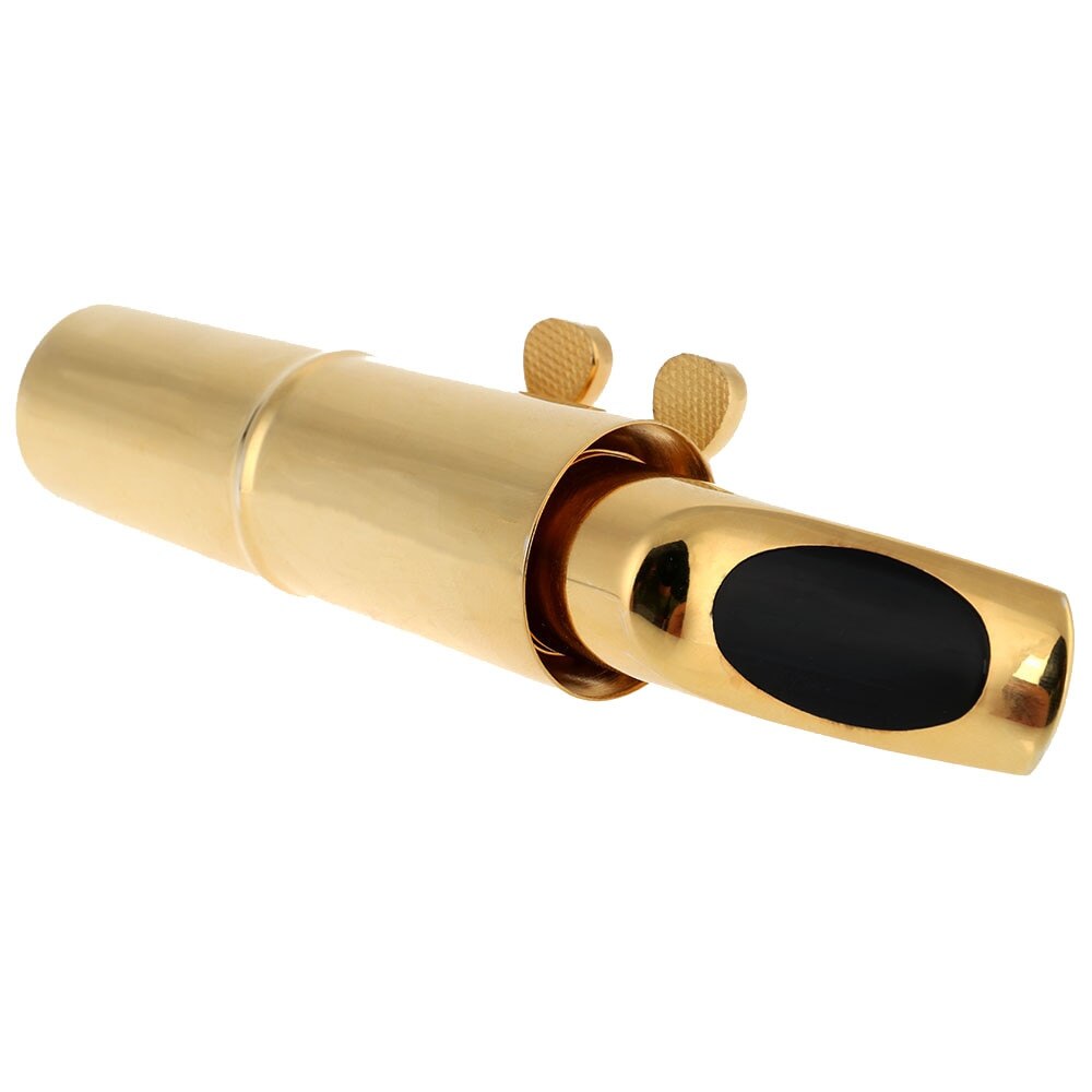 Jazz altsaxofoon saxofoon mondstuk 7c metaal met mondstuk patches pads kussens dop gesp verguld