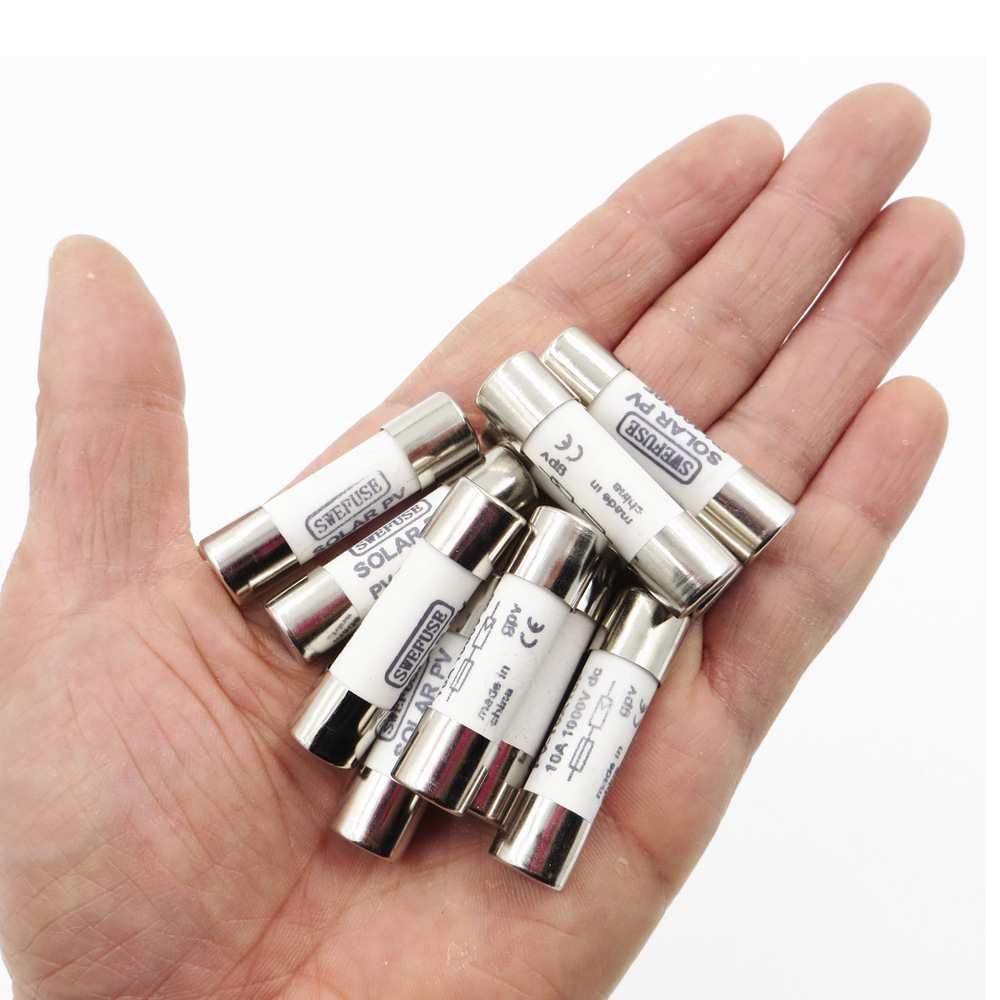 Solcelle-sikring 10a 1000v 10*38 solcelleanlæg 10a 15a 20a 30a solsystemtilbehør
