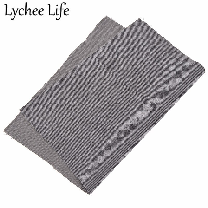 Lychee liv prægede striber fløjlsstof 29 x 21cm polyester bomuldsstof diy håndlavet syning af tøjposer leverer dekoration: 6