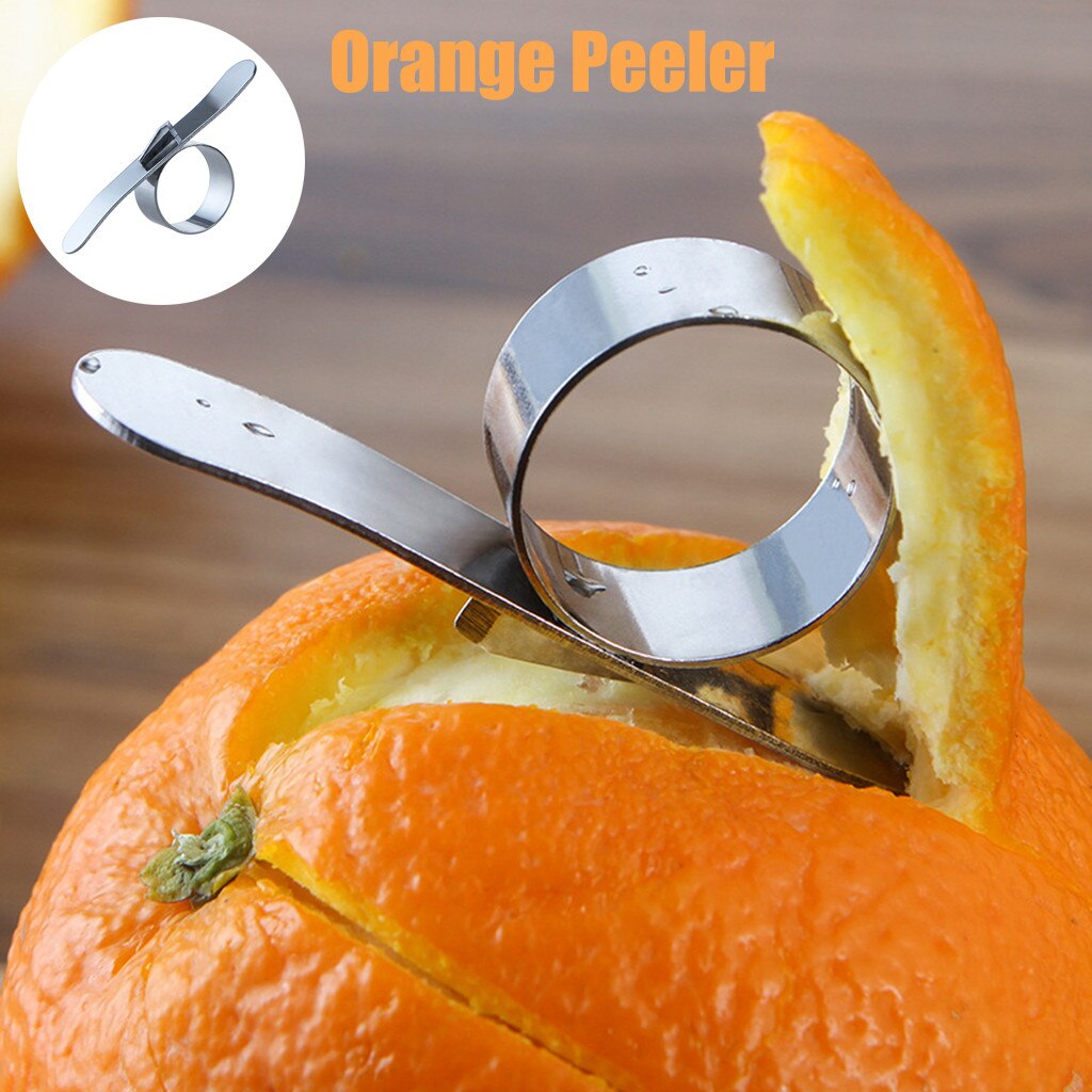 2PC Stainless Steel Orange Peeler Lemon Citrus Fruit Peeler Remover Orange Paper Peeling Handy Fruit Tool Kitchen Accessories#p7