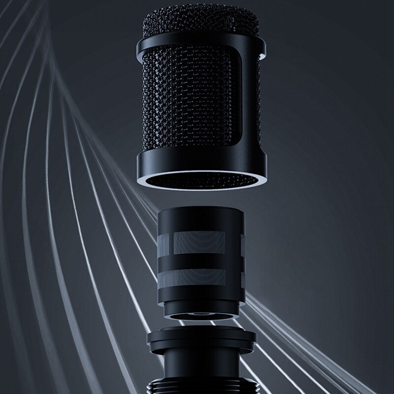 K1 Wireless Microphone Dynamic Bluetooth o Microphone for Phones, Live Broadcasts, Computers