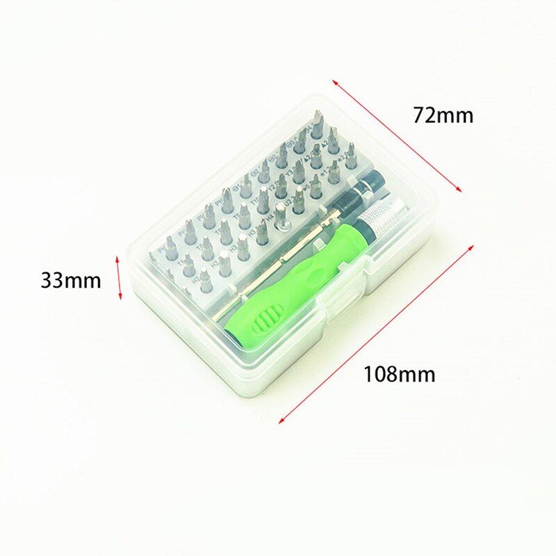 32 In 1 Schroevendraaier Set Precisie Mini Magnetische Schroevendraaier Bits Kit Telefoon Mobiele Ipad Camera Onderhoud Tool Reparatie