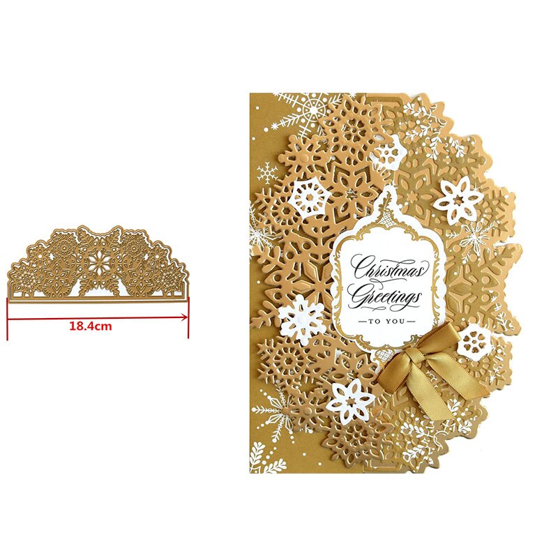 Festooned Retro Rectangle Frames Fancy Edges Christmas Border Metal Cutting Dies for DIY Scrapbooking Cards Crafts Dies: 11