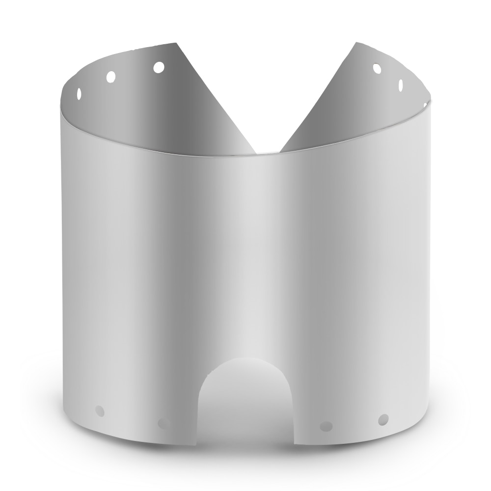 15Cm/19Cm Ultralight Titanium Camping Kachel Wind Shield Outdoor Gasfornuis Winddicht Plaat Voorruit Camping Stove Wind screen