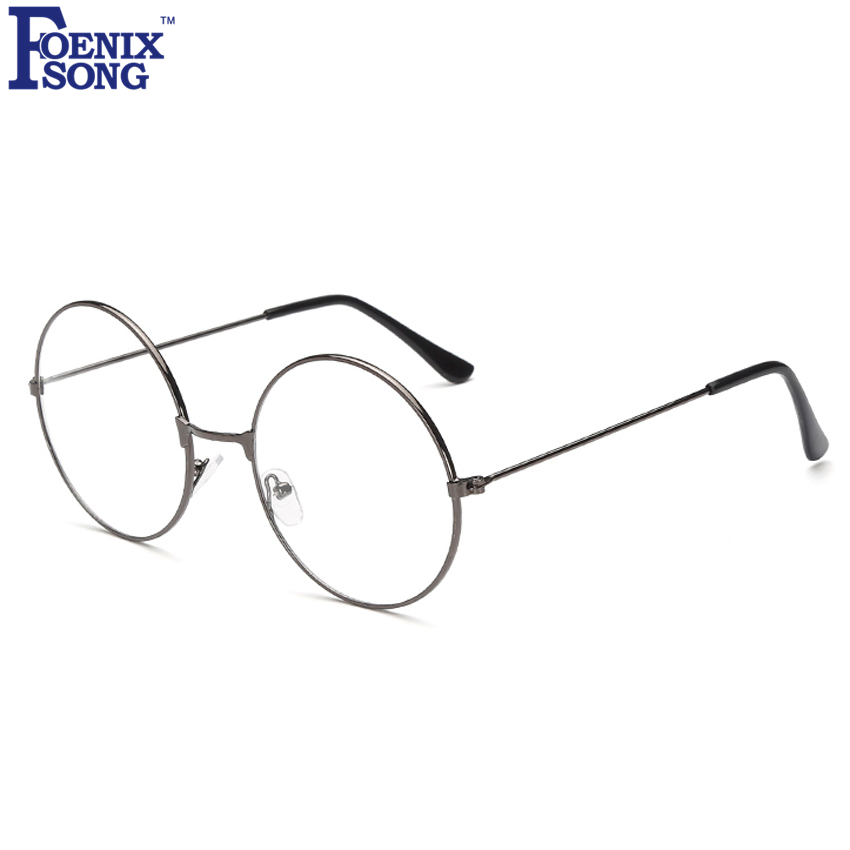 Mannen Vrouwen Leesbril Retro Eyewear Feminino Oculos Gafas De Lectura Vintage Gold Frame Ronde