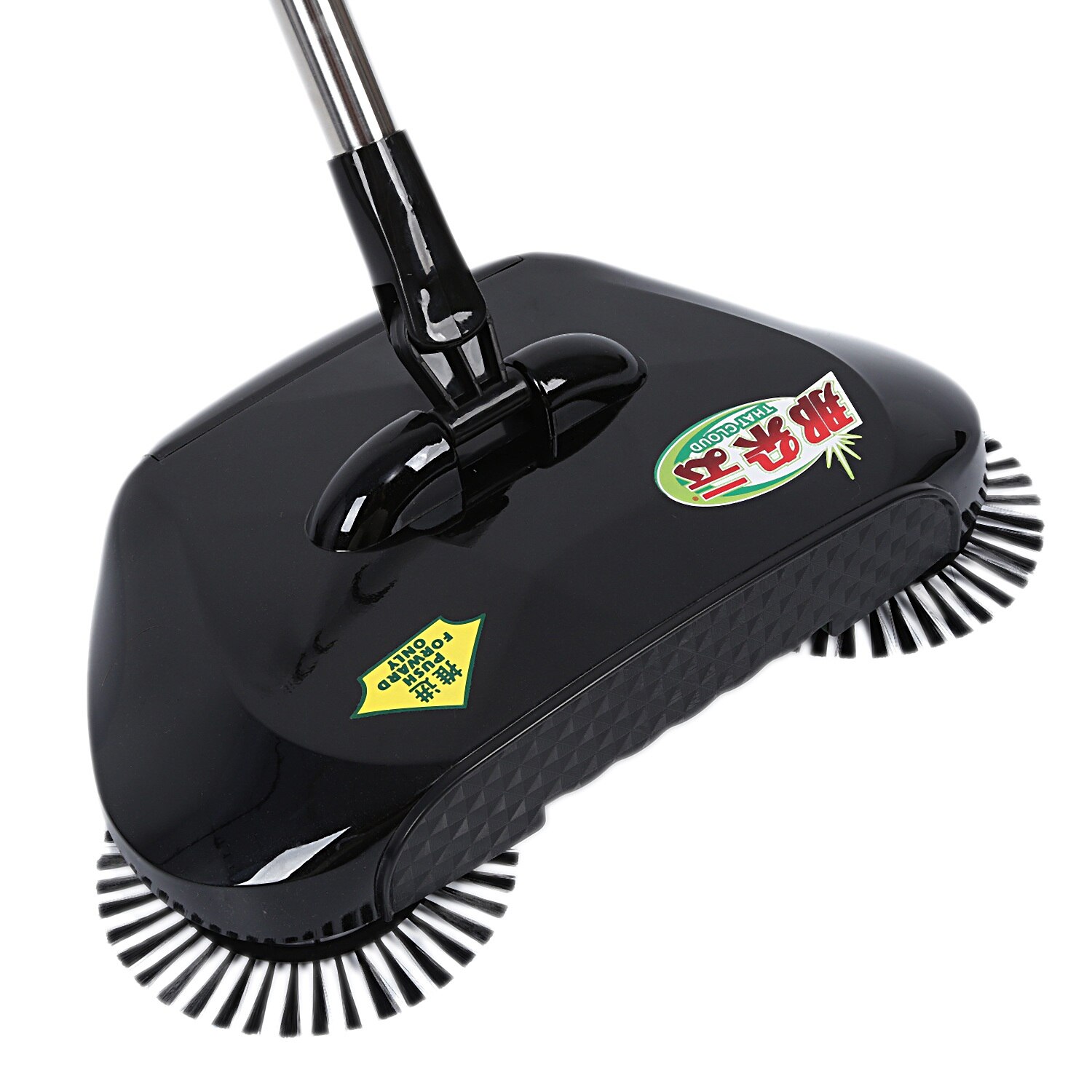 Stainless Steel Sweeping Machine Push Type Hand Push Broom Dustpan Handle Household Cleaning Package Hand Push Sweeper Mop Bla