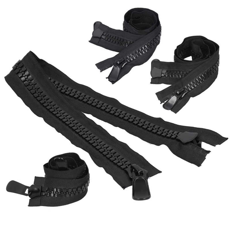 Tienda de campaña con cremallera grande de plástico para acampada, tienda de campaña para senderismo, con tirador de extremo abierto, con cremalleras para accesorios de costura DIY