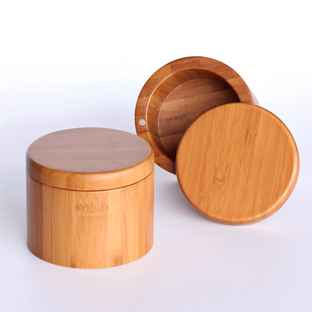 Houten Spice Shaker Jar Suiker Zout Peper Kruiden Tandenstoker Opslag Fles BBQ Spice Opbergdoos met Deksel voor keuken accessoires