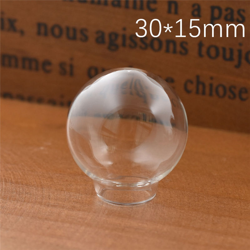 10 Stück 15–30 mm hohle Glaskugel, blasiert, Glasflaschenperlen mit See, DIY Kugeln, Schmuckzubehör, Glasperlen, Zubehör, handgefertigt: Schwarz