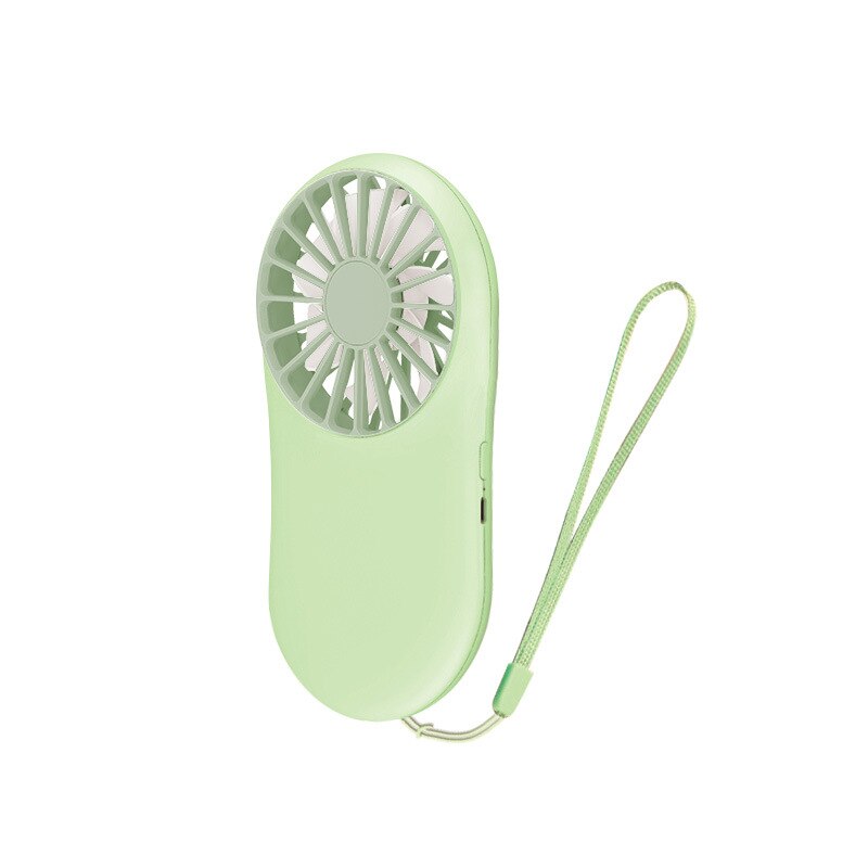 Usb-zakventilator, stille kleine, draagbare handventilator, luchtreiniging, draagbare mini-ventilator, oplaadbaar usb-ventilator: Groente