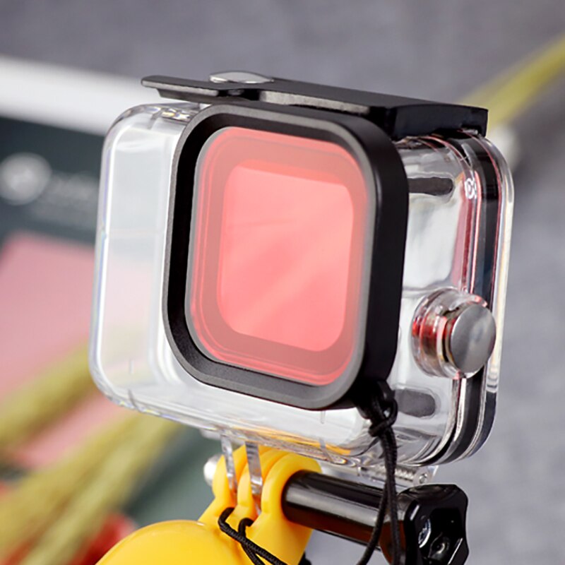 Tauchen verrotten Rosa Lila Filter Objektiv 45mm für GoPro Held 8 Wasserdichte Gehäbenutzen fallen Sport kamera zubehör