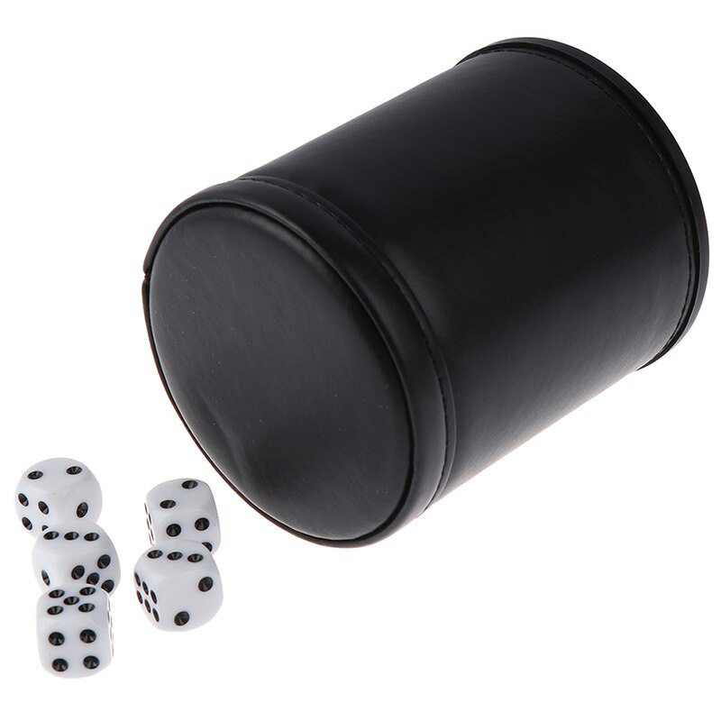 Comércio exterior plutônio flanela de couro mudo copo de dados barra ktv entretenimento dice cup fontes do jogo