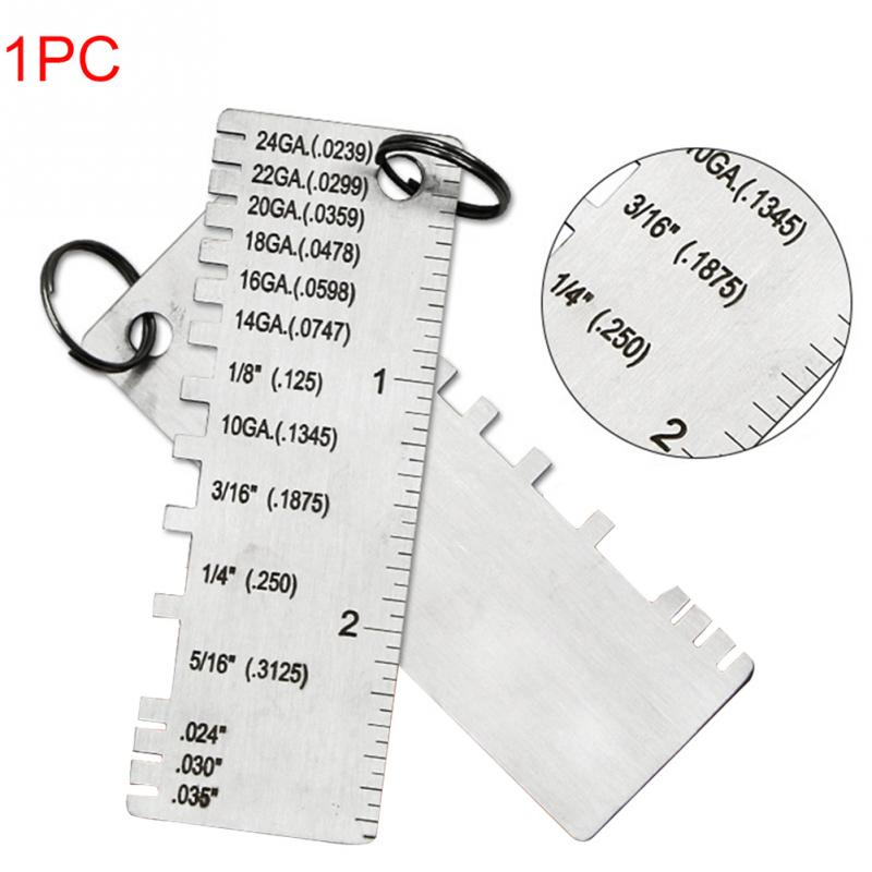 Stainless Steel Sheet Wire Gauge Gage Plate Measurement Thickness Measuring Metal Soldering