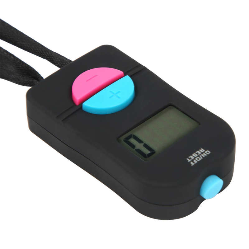 Mini Digital Counter Electronic Hand Tally Battery Compact Voice Prompt Counter