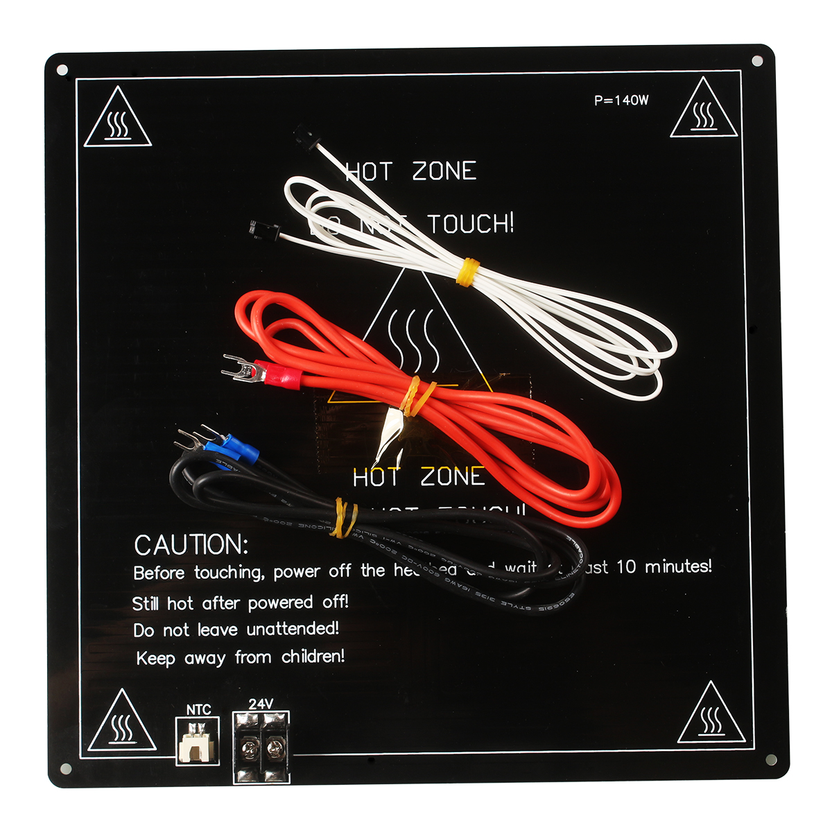 3D Printer Parts Black Aluminum Substrate Heated Bed MK3 hotbed Plate bed Platform 24V 235mm 310mm NTC100K DIY Kit Ender 3