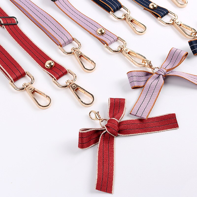 Bowknot praktisch Riemen Diagonale spreizen telefon Hülse Schlüsselband bogen teleskop seil diy zubehör tasche schulter gurt