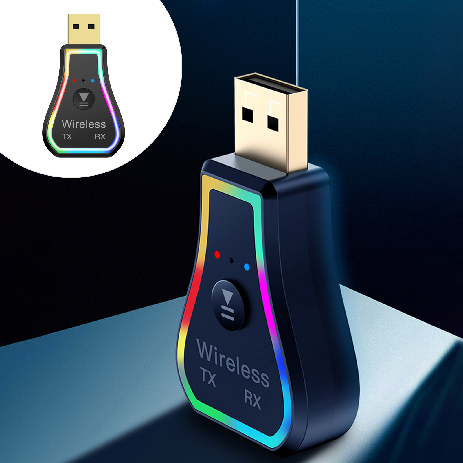 M11 USB Bluetooth 5.0 Transmitter and Receiver Hands-Free For PC TV and More