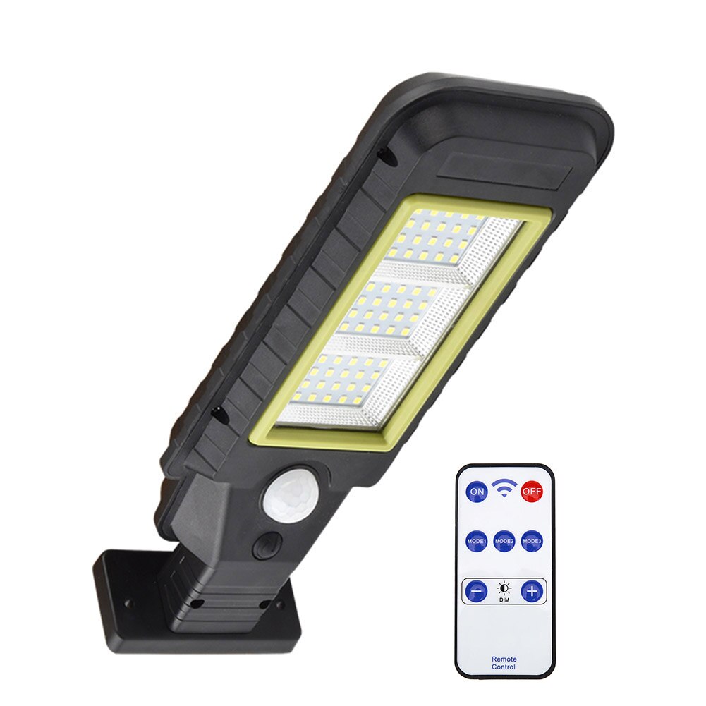 LED Wireless Remote Control Solar Street Light Outdoor Waterproof Wall Lamp Human Body Induction Garden Light Solar Lamp: 60LED with Remote