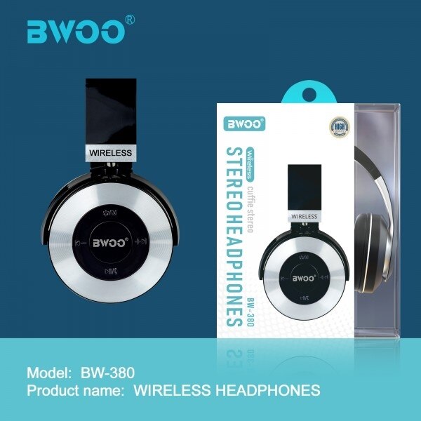 Bwoo BW-380 Bluetooth Headset Golden