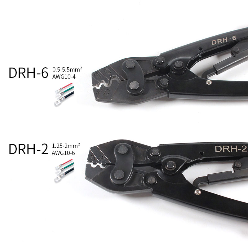 Hs-16 Crimping Pliers Cable Lug Crimper Tool Bare Terminal Wire Plier Cutter 1.25-16 Square Millimeter Cutters Cutting Hand Tool
