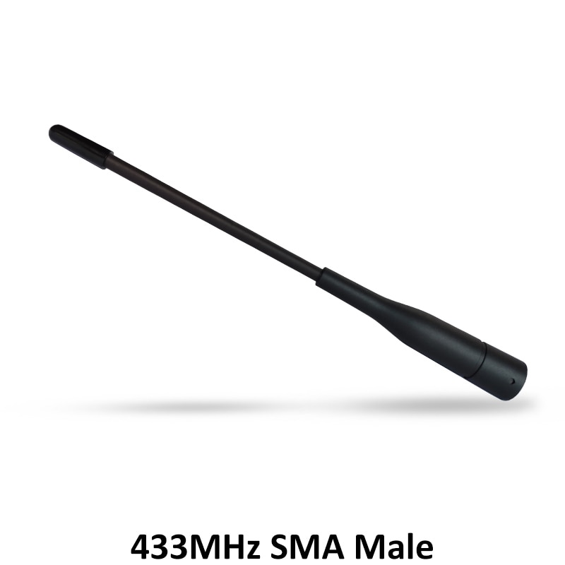 1 pçs 433 mhz antena sma conector macho antenas 433 mhz antenas direcionais à prova dwireless água para walkie talkie sem fio