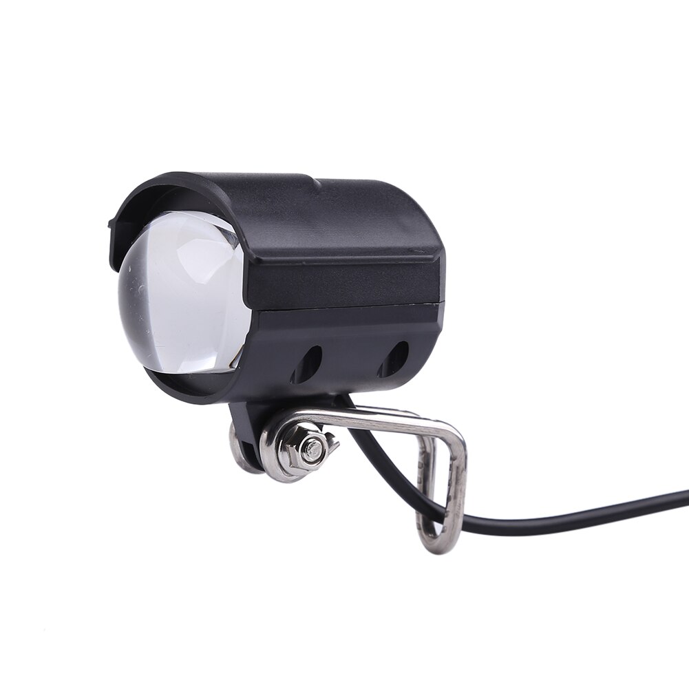 2 in 1 E-bike light headlight input DC 36V 48V 60V ebike handlebar lamp Electric Scooter LED Front light with horn