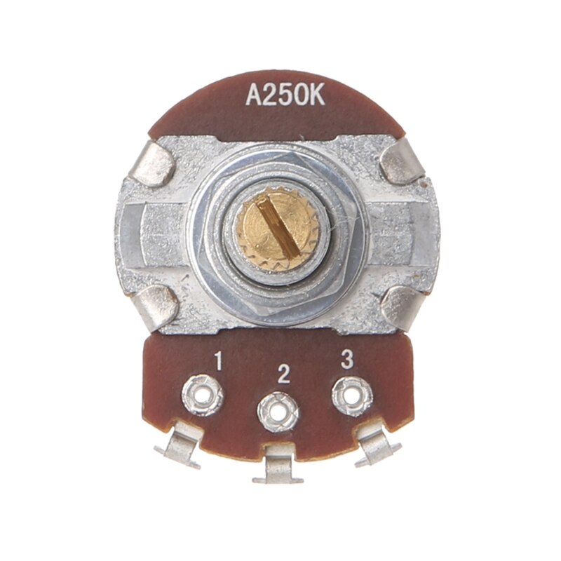 4 Potenziometri FLEOR A250K B250K Albero Lungo Per Chitarra Elettrica E Basso - Volume E Tono