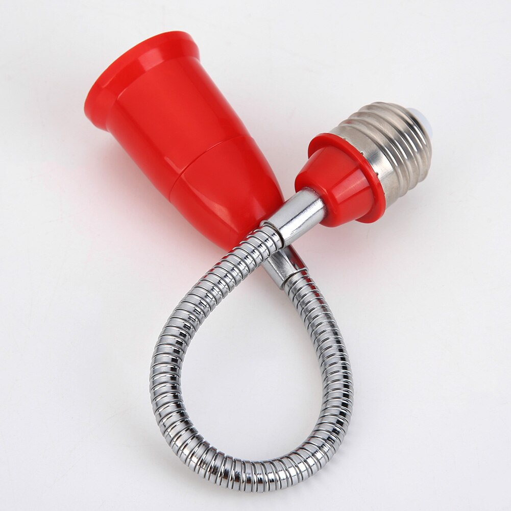 E27 soporte de bombilla LED Universal Flexible lámpara extensible adaptador Socket 360 grados rotativo lámpara Base soporte