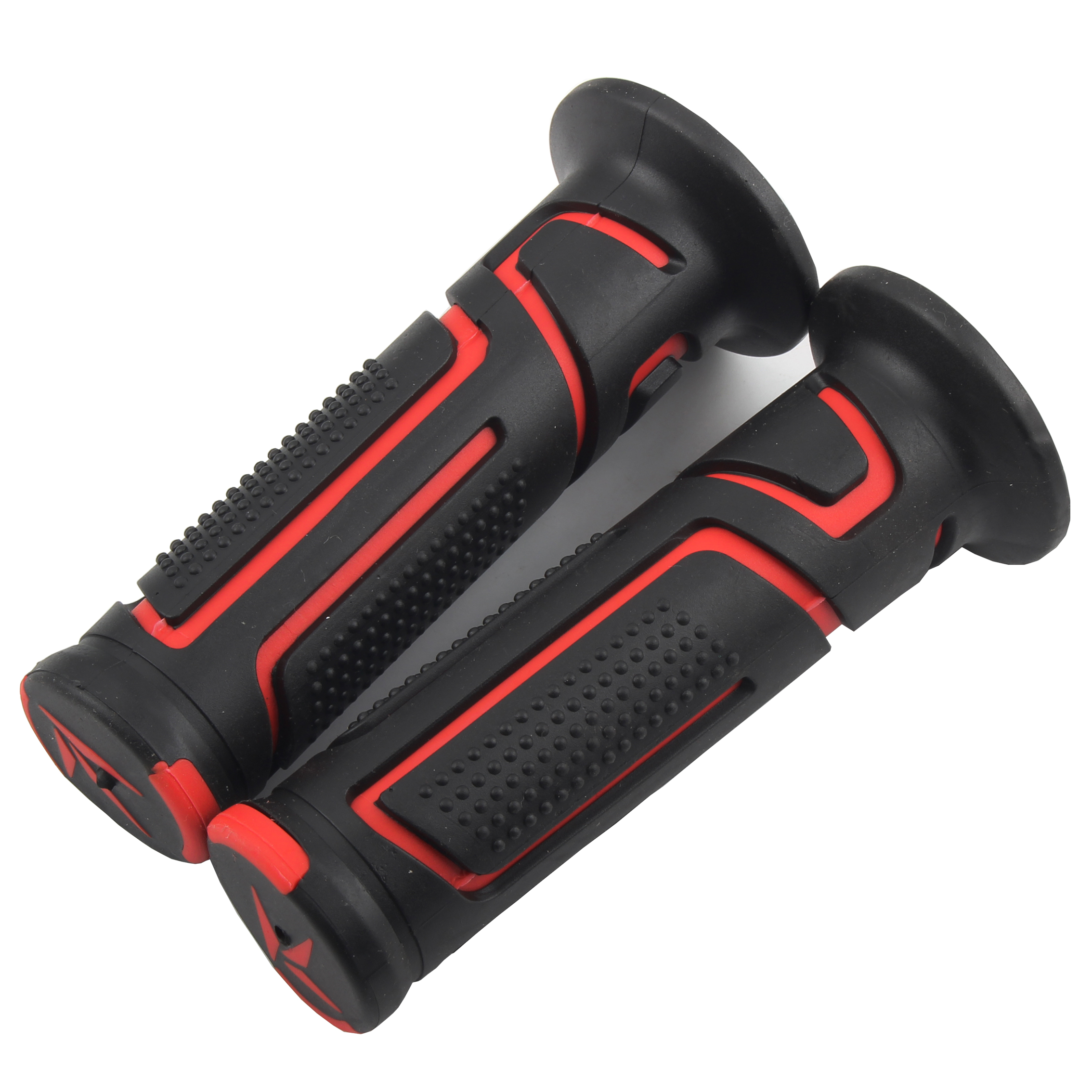 Empuñaduras universales de 22mm y 24mm, empuñaduras de manillar de motocicleta Dirt Pit Bike, manija de freno de motocicleta para Yamaha Kawasaki Suzuki: Gris oscuro