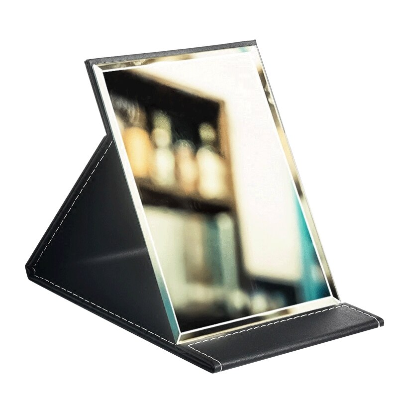 Grand miroir Portable pliable, épais et , HD, minimaliste, pour étudiants