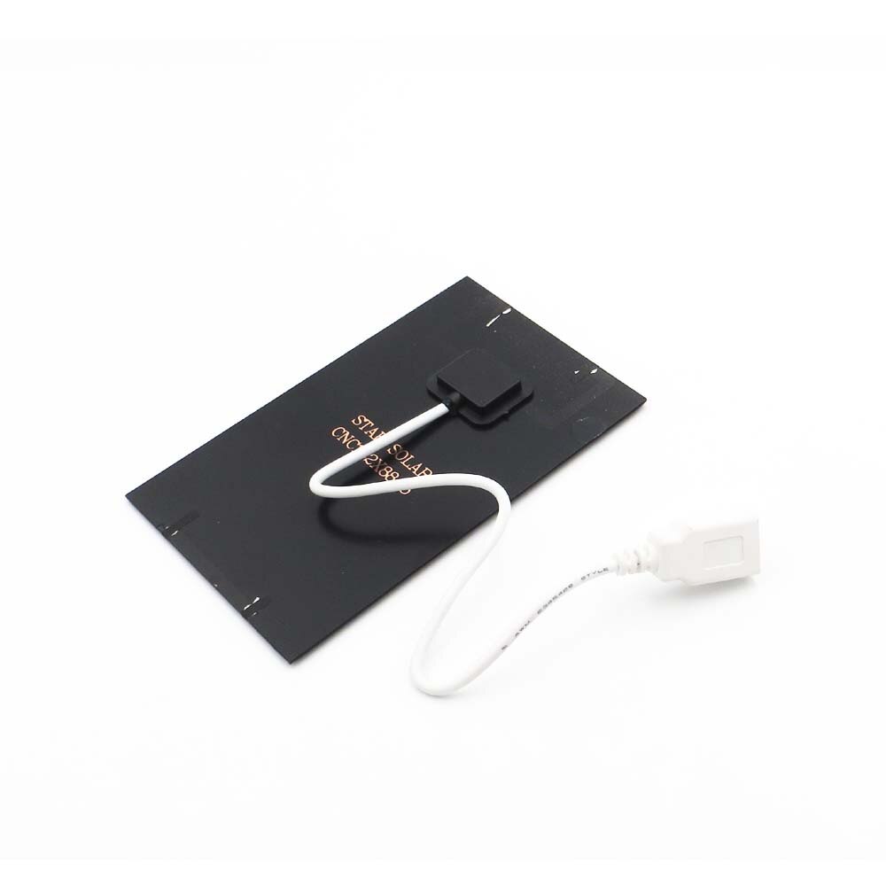 5V 2W Solar panel with wire Mini Solar Cell Solar Panel Standard Epoxy Polycrystalline Silicon with USB poly