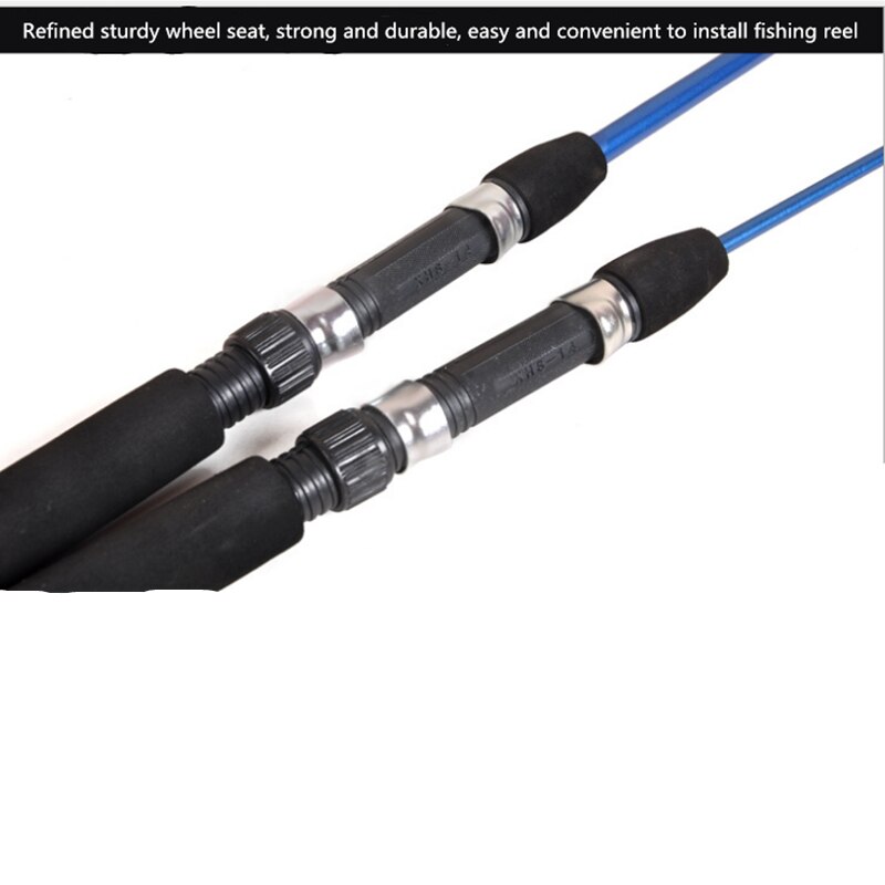 Telescopic Small Fishing Rod Fishing Gear Entertainment Fiberglass Ultra-Light Super Hard Sea Pole Ice Fishing Rod